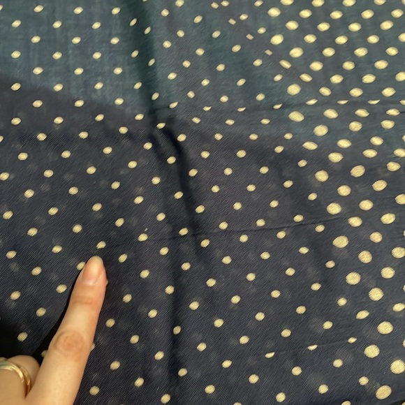 Armani Exchange polka dot wool blend scarf - Picture 10 of 10